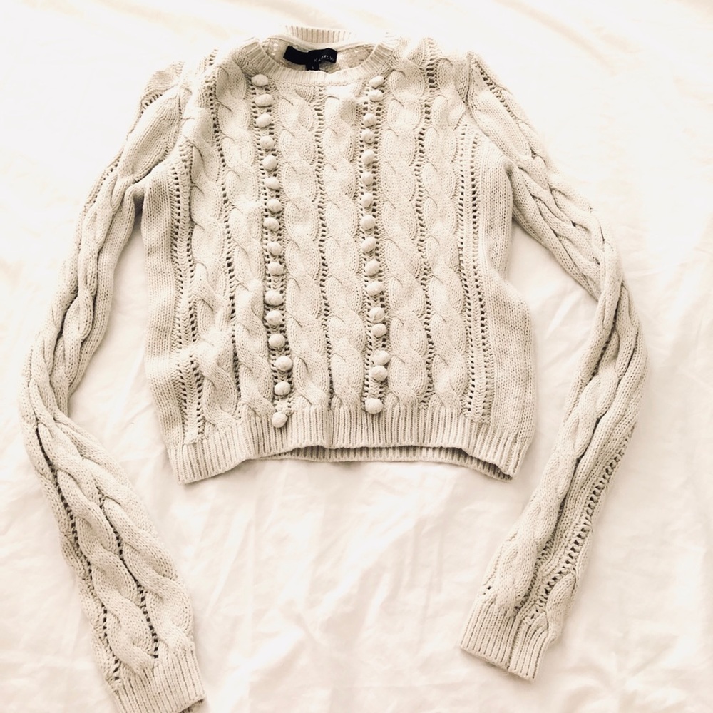 Cropped sweater